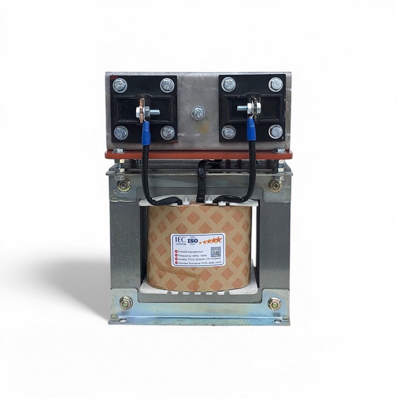 Biến Áp Trần 1 Pha Cách Ly Vào 220V 1 Pha Ra 24VDC 60VA FUSHIN - Hình sản phẩm thực tế 5