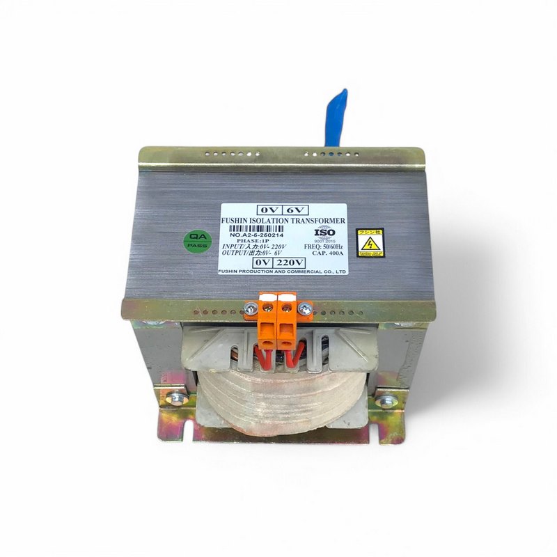 Biến Áp Trần 1 Pha Cách Ly 400A FUSHIN Vào 220V Ra 6VAC - Hình thực tế 1