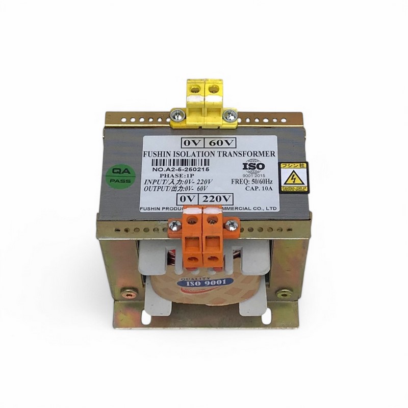 Biến Áp Trần Cách Ly 1 Pha 220V/60VAC 10VA FUSHIN - Hình thực tế 1