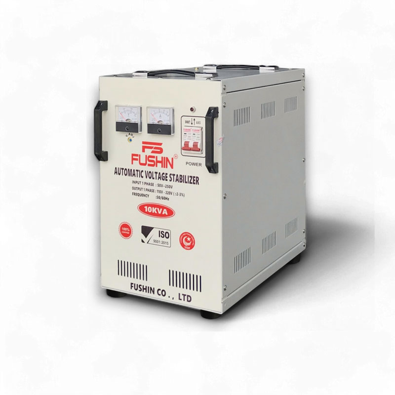 Ổn Áp 1 Pha 10KVA FUSHIN Dải 50V~250V Ra 110V-220V – Hình ảnh sản phẩm thực tế 2