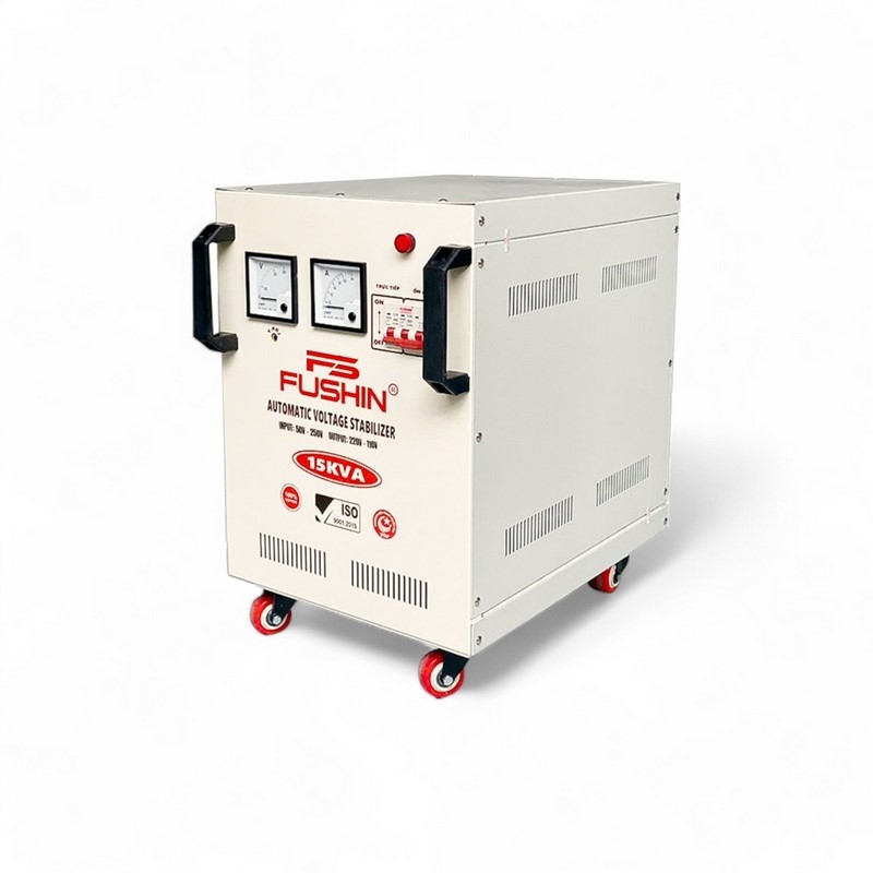 Ổn Áp 1 Pha 15KVA FUSHIN Dải 50V~250V Ra 110V-220V – Hình ảnh sản phẩm thực tế 3