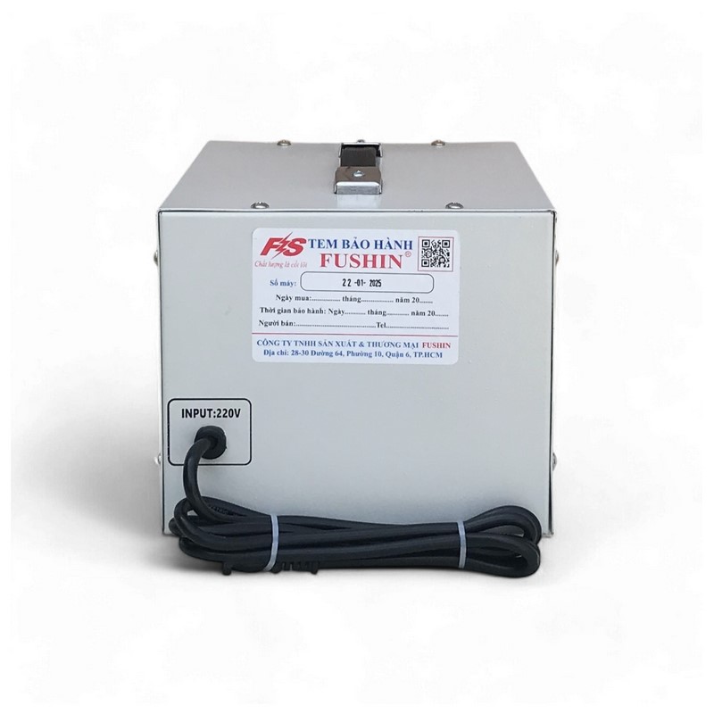 Ổn Áp 1 Pha 1KVA FUSHIN Dải 90V~250V Ra 110V-220V – Hình ảnh sản phẩm thực tế 4