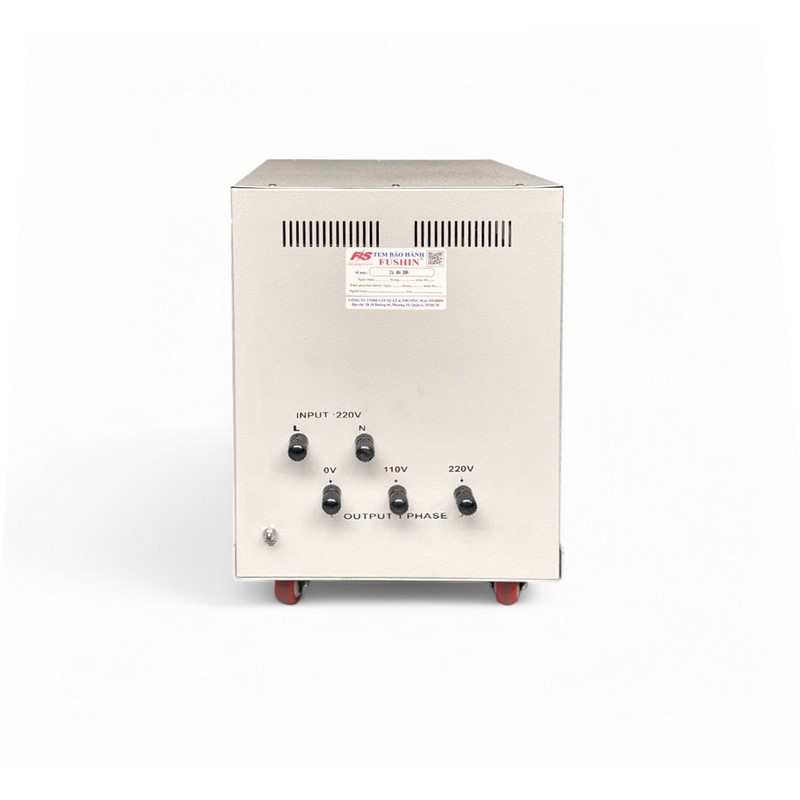 Ổn Áp 1 Pha 30KVA FUSHIN Dải 50V~250V Ra 110V-220V – Hình ảnh sản phẩm thực tế 4