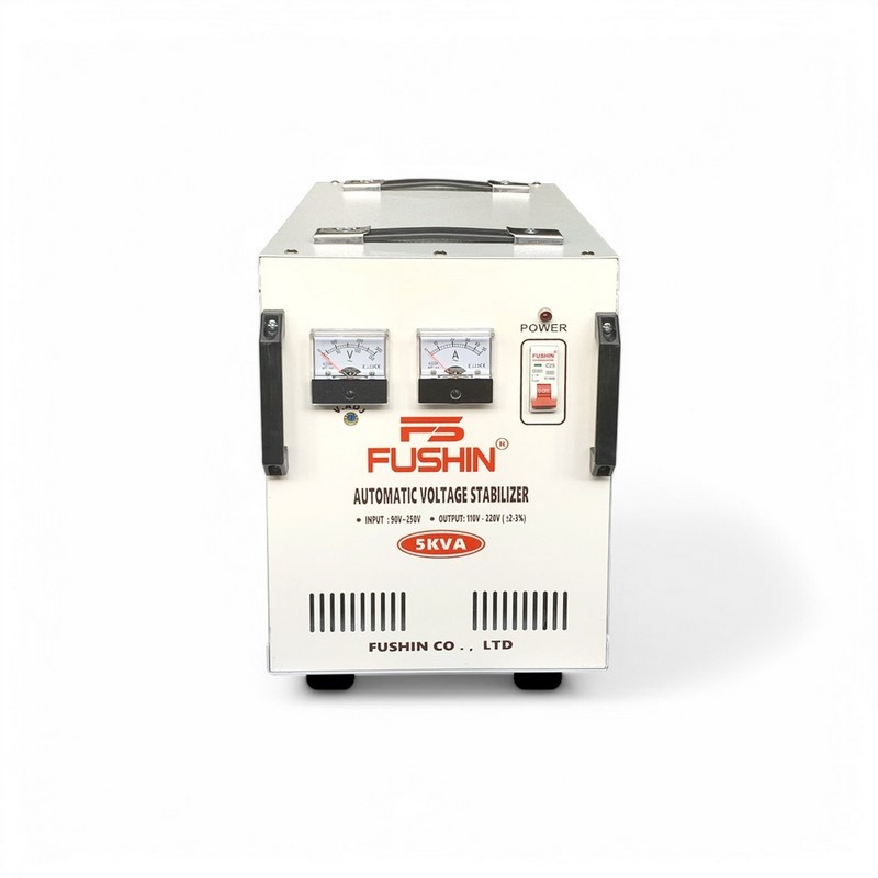 Ổn Áp 1 Pha 5KVA FUSHIN Dải 90V~250V Ra 110V-220V - Hình thực tế 1
