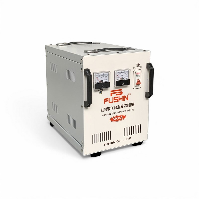 Ổn Áp 1 Pha 5KVA FUSHIN Dải 130V~250V Ra 110V-220V - Hình thực tế 3