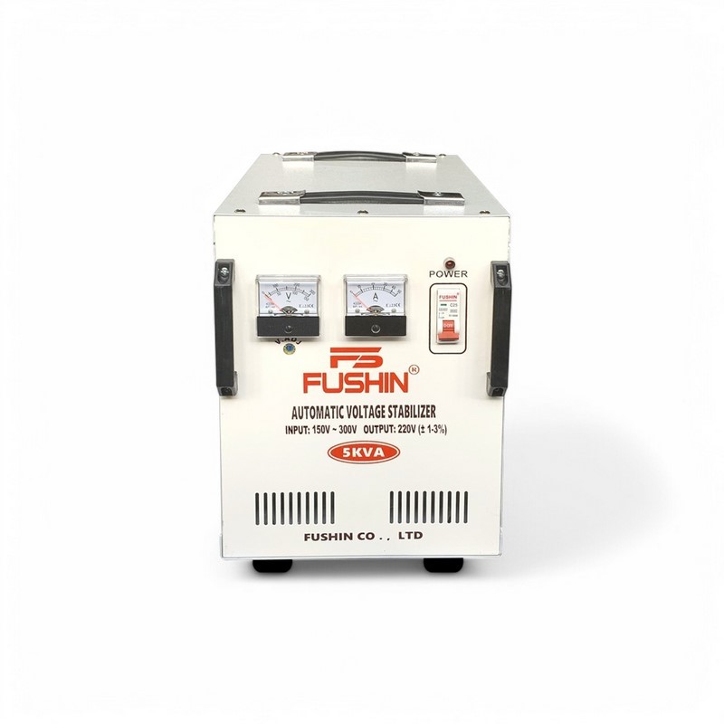 Ổn Áp 1 Pha 5KVA FUSHIN Dải 150V~250V Dành Cho Năng Lượng Mặt Trời - Hình 1