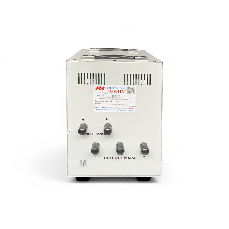 Ổn Áp 1 Pha 3KVA FUSHIN Dải 50V~250V Ra 110V-220V – Hình ảnh sản phẩm thực tế 4