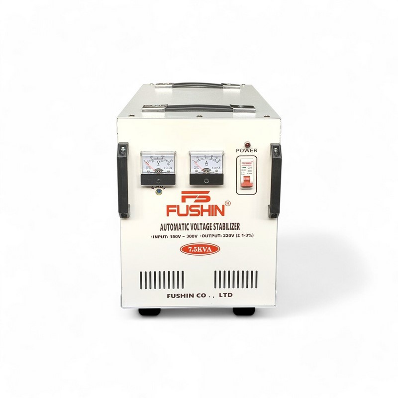 Ổn Áp 1 Pha 7.5KVA FUSHIN Dải 150V~250V Dành Cho Năng Lượng Mặt Trời - Hình 1