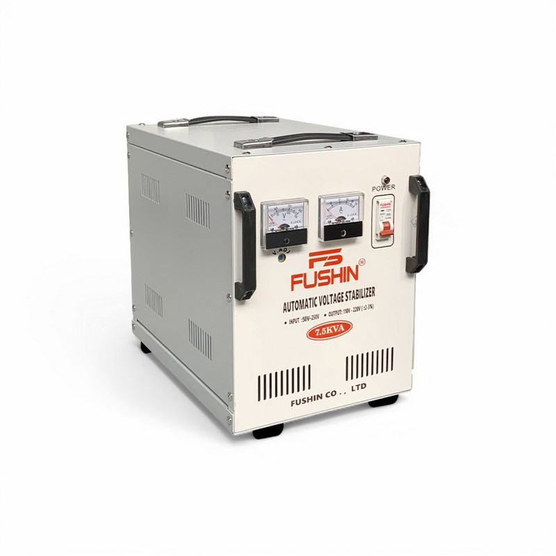 Ổn Áp 1 Pha 7.5KVA FUSHIN Dải 50V~250V Ra 110V-220V – Hình ảnh sản phẩm thực tế 2