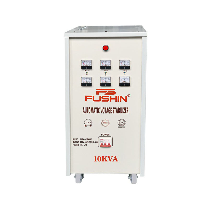 Ổn Áp 3 Pha 10KVA FUSHIN Dải 260V~430V Ra 220V-380V - Hình 1