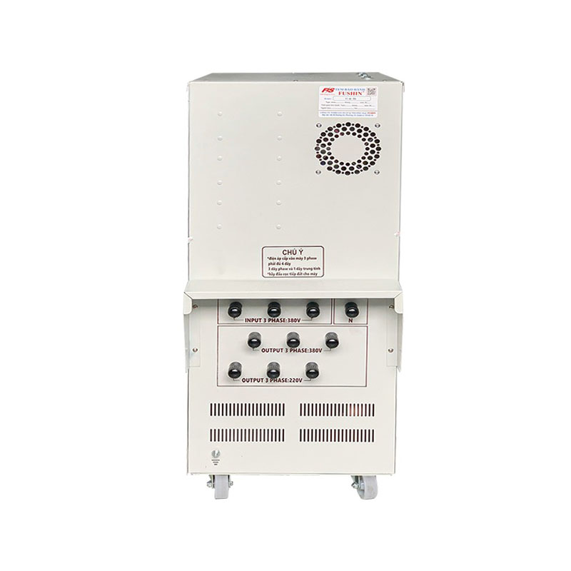 Ổn Áp 3 Pha 10KVA FUSHIN Dải 260V~430V Ra 220V-380V - Hình 4