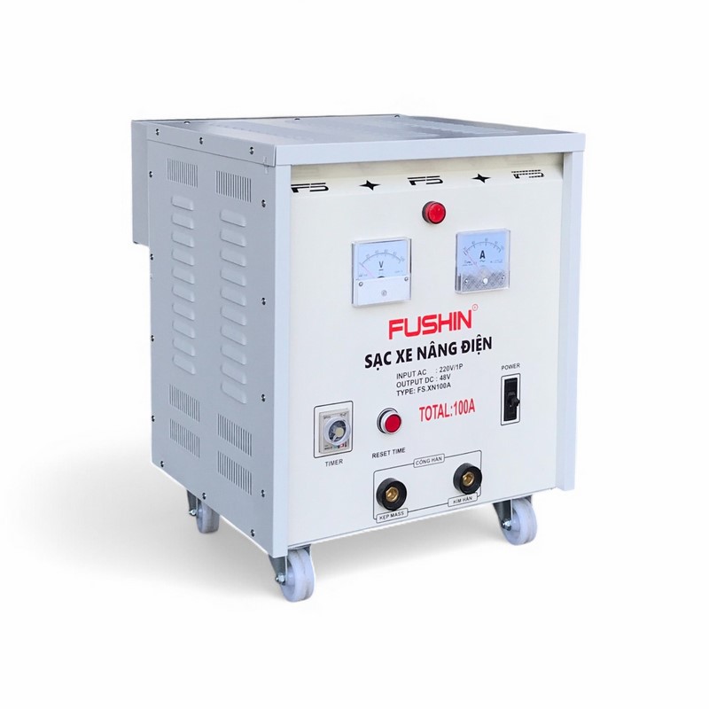 Sạc Xe Nâng Điện 100A FUSHIN 220V/48VDC - Hình ảnh sản phẩm thực tế 2
