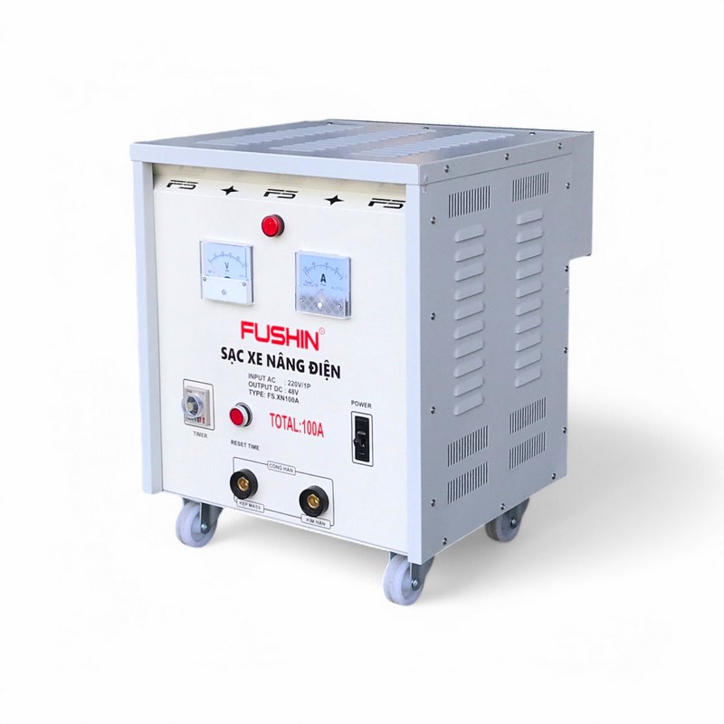 Sạc Xe Nâng Điện 100A FUSHIN 220V/48VDC - Hình ảnh sản phẩm thực tế 3