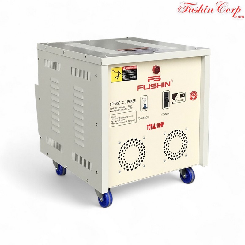 Biến Áp 1 Pha 220V Ra 3 Pha 220V 10HP FUSHIN - Hình 2