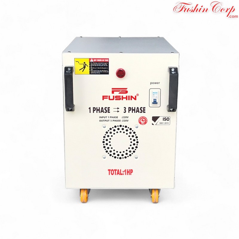 Biến Áp 1 Pha 220V Ra 3 Pha 220V 1HP FUSHIN - Hình 1