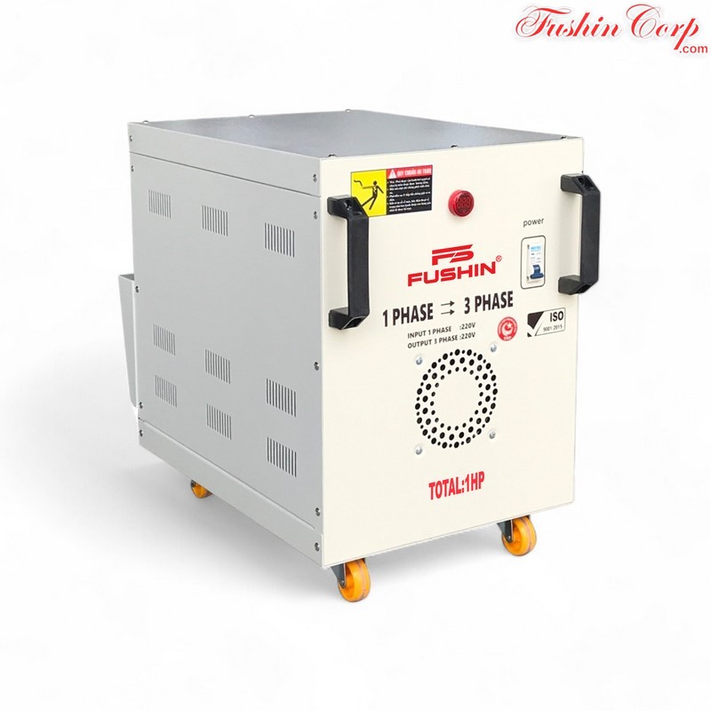 Biến Áp 1 Pha 220V Ra 3 Pha 220V 1HP FUSHIN - Hình 2