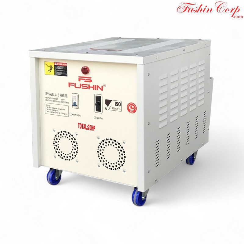 Biến Áp 1 Pha 220V Ra 3 Pha 220V 20HP FUSHIN - Hình 3