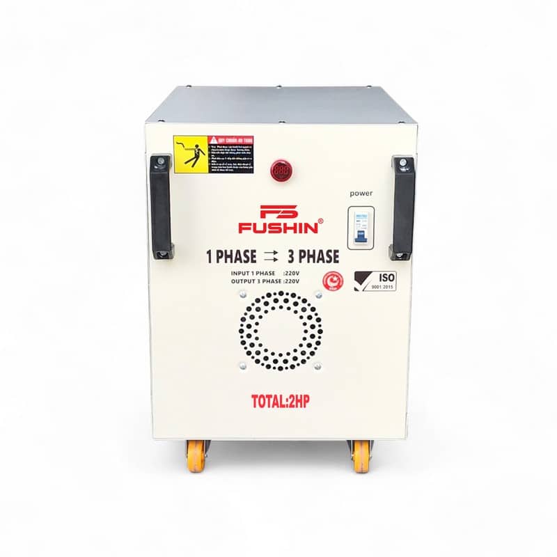 Biến Áp 1 Pha 220V Ra 3 Pha 220V 2HP FUSHIN - Hình 1