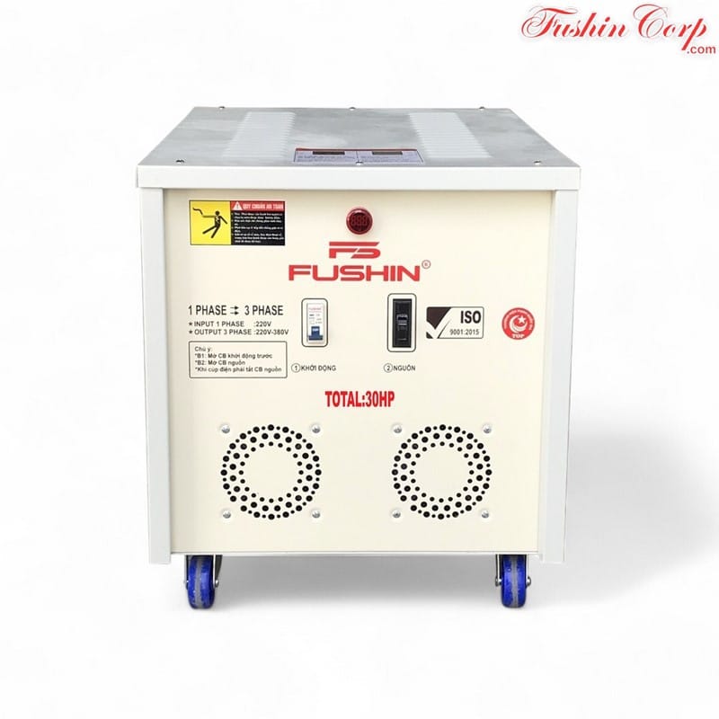 Biến Áp 1 Pha 220V Ra 3 Pha 220V 30HP FUSHIN - Hình 1