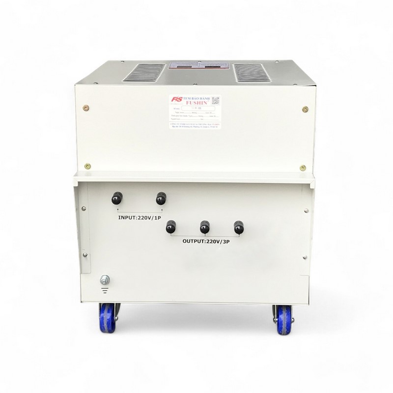 Biến Áp 1 Pha 220V Ra 3 Pha 220V 7.5HP FUSHIN - hình 4