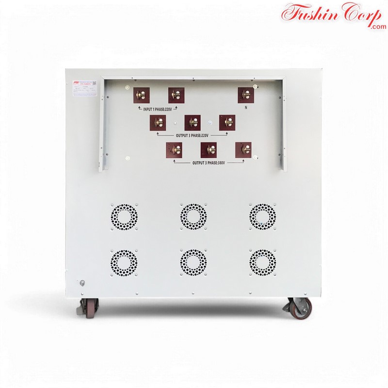 Biến Áp 1 Pha 220V Ra 3 Pha 220V Và 380V 100HP FUSHIN - Hình 4