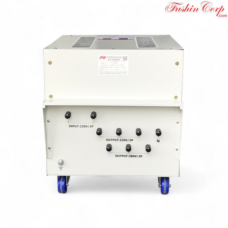 Biến Áp 1 Pha 220V Ra 3 Pha 220V Và 380V 10HP FUSHIN - Hình 4