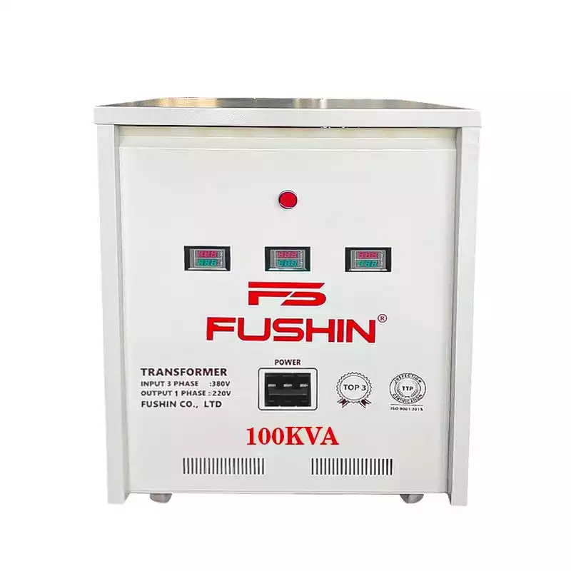 Biến áp 3 pha 380V ra 1 pha 220V 100KVA FUSHIN thông dụng - Hình 1