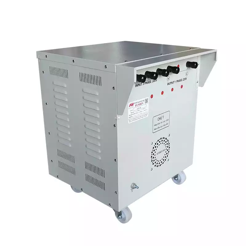 Biến áp 3 pha 380V ra 1 pha 220V 15KVA FUSHIN dây đồng - Hình 3