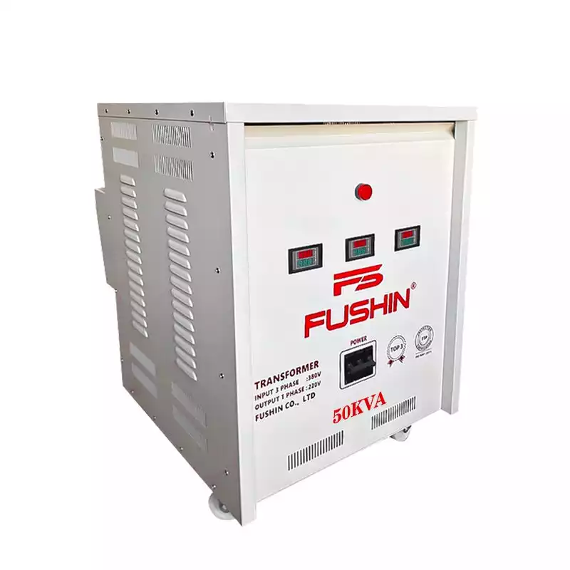 Biến áp 3 pha 380V ra 1 pha 220V 50KVA FUSHIN thông dụng - Hình 2