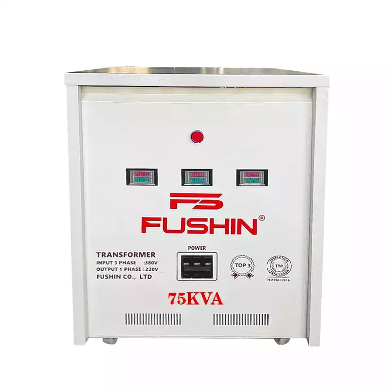 Biến áp 3 pha 380V ra 1 pha 220V 75KVA FUSHIN thông dụng - Hình 1