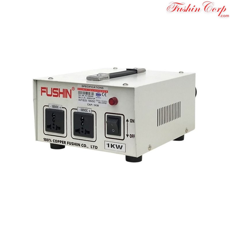 Biến Áp Cách Ly 1 Pha 1KW FUSHIN Vào 220V Ra 100VDC - Hình 2