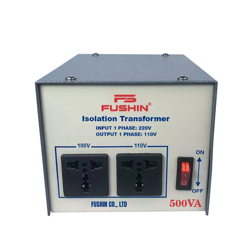 Biến Áp Cách Ly 1 Pha 500VA FUSHIN Vào 220V Ra 100V Và 110V Thông Dụng - Hình 2