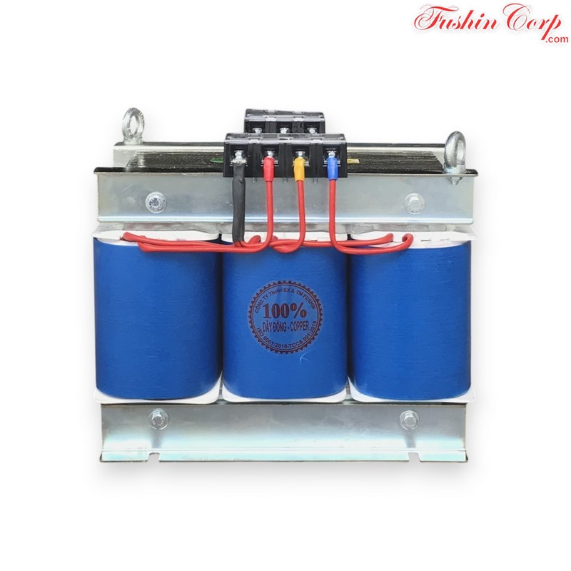 Biến Áp Trần 15KVA FUSHIN Vào 400V 3P RA 400V 1P - Hình 2
