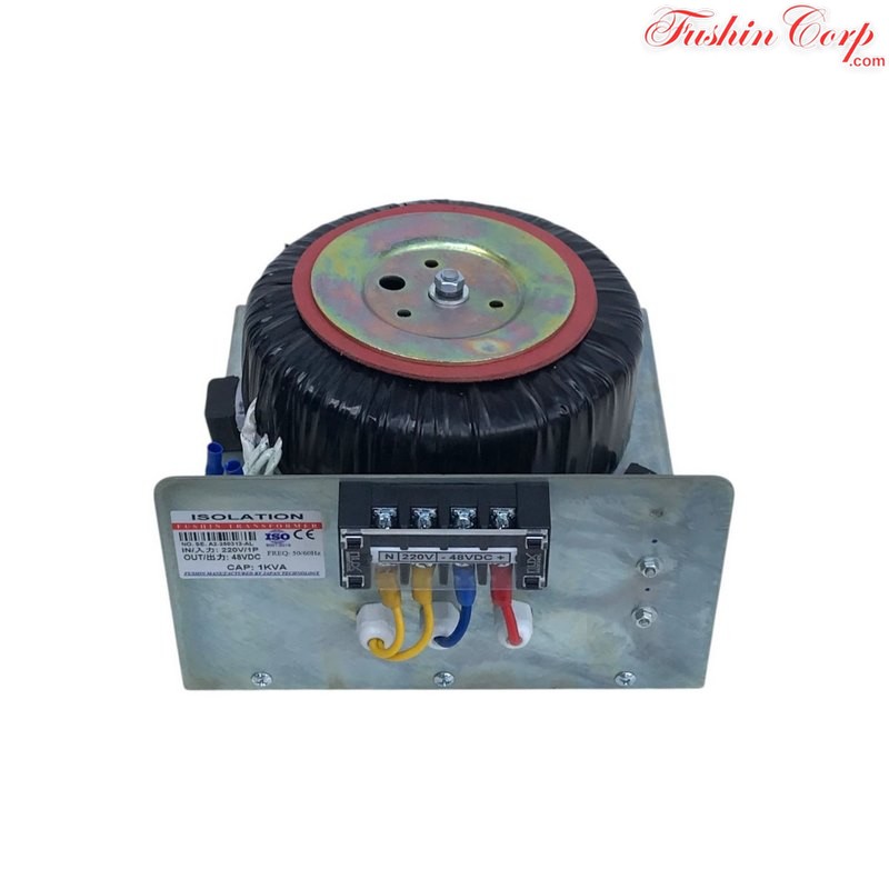 Biến Áp Trần Cách Ly 1 Pha 1KVA FUSHIN Vào 220V Ra 48VDC - Hình 1