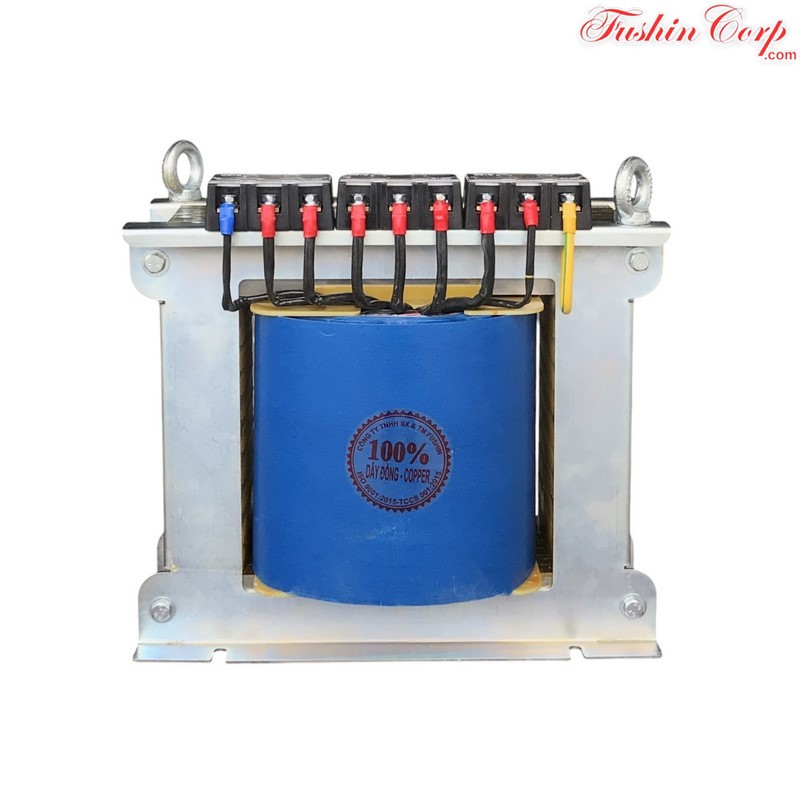 Biến Áp Trần Cách Ly 2 Pha 10KVA FUSHIN Vào 400V-420V-430V-440V-450V-460V-880V Ra 18VAC - Hình 2