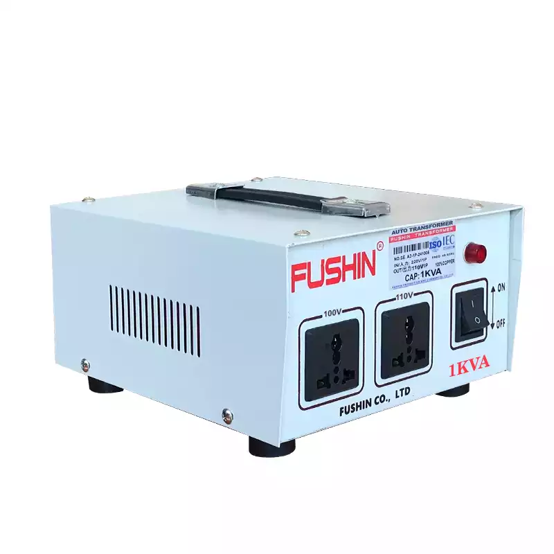 Biến Áp Tự Ngẫu 1 Pha 1KVA FUSHIN Vào 220V Ra 100V Và 110V Thông Dụng - Hình 3