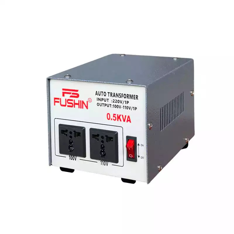 Biến Áp Tự Ngẫu 1 Pha 500VA FUSHIN Vào 220V Ra 100V Và 110V Thông Dụng - Hình 2