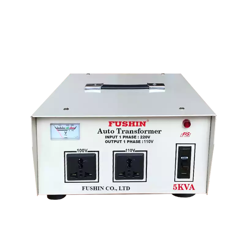 Biến Áp Tự Ngẫu 1 Pha 5KVA FUSHIN Vào 220V Ra 100V Và 110V Thông Dụng - Hình 1