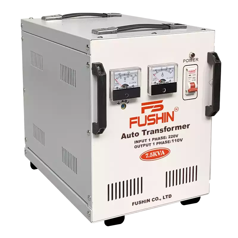 Biến Áp Tự Ngẫu 1 Pha 7.5KVA FUSHIN Vào 220V Ra 100V Và 110V Thông Dụng - Hình 2