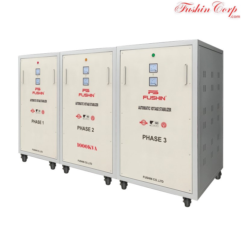 Ổn Áp 3 Pha 1000KVA FUSHIN Dải 320V~430V Ra 380V - Hình 2