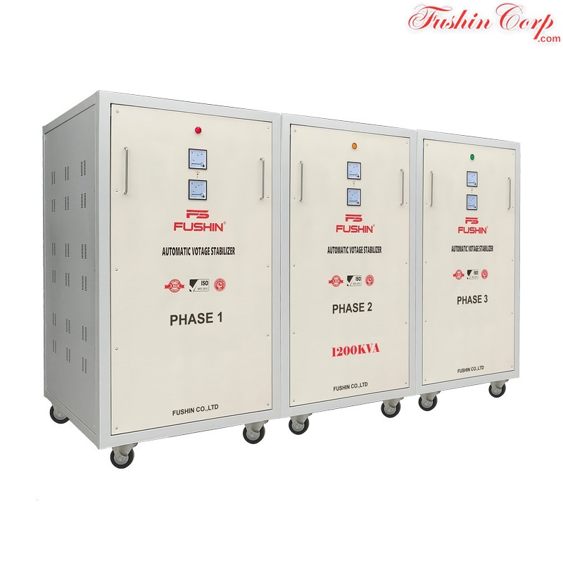 Ổn Áp 3 Pha 1200KVA FUSHIN Dải 260V~430V Ra 380V - Hình 3