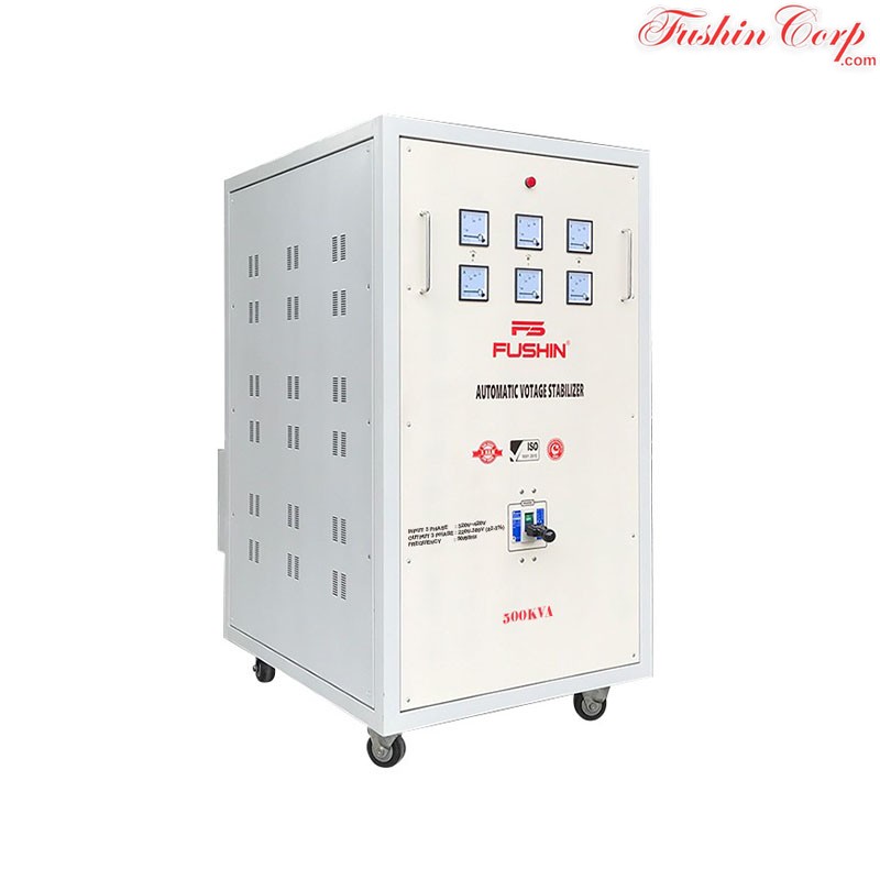 Ổn Áp 3 Pha 500KVA FUSHIN Dải 320V~430V Ra 220V Và 380V - Hình 2