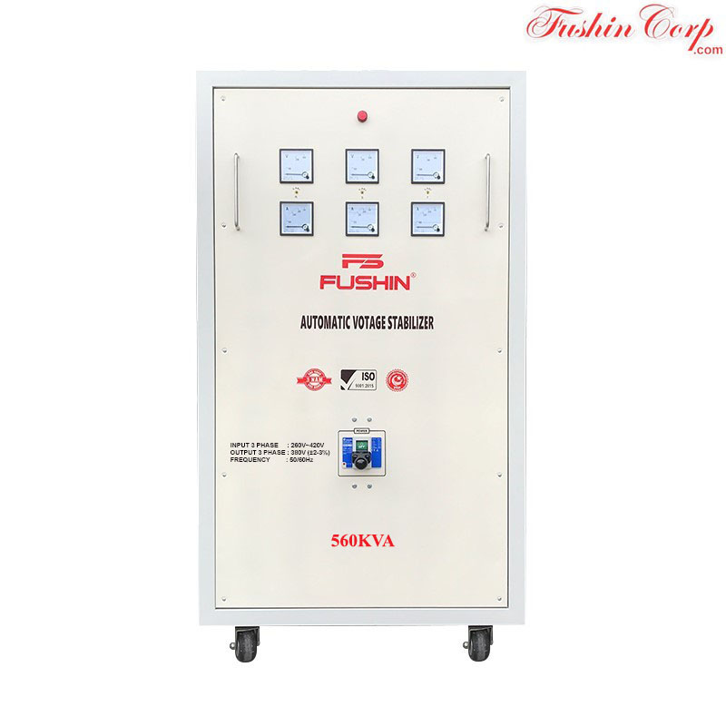 Ổn Áp 3 Pha 560KVA FUSHIN Dải 260V~430V Ra 380V - Hình 1