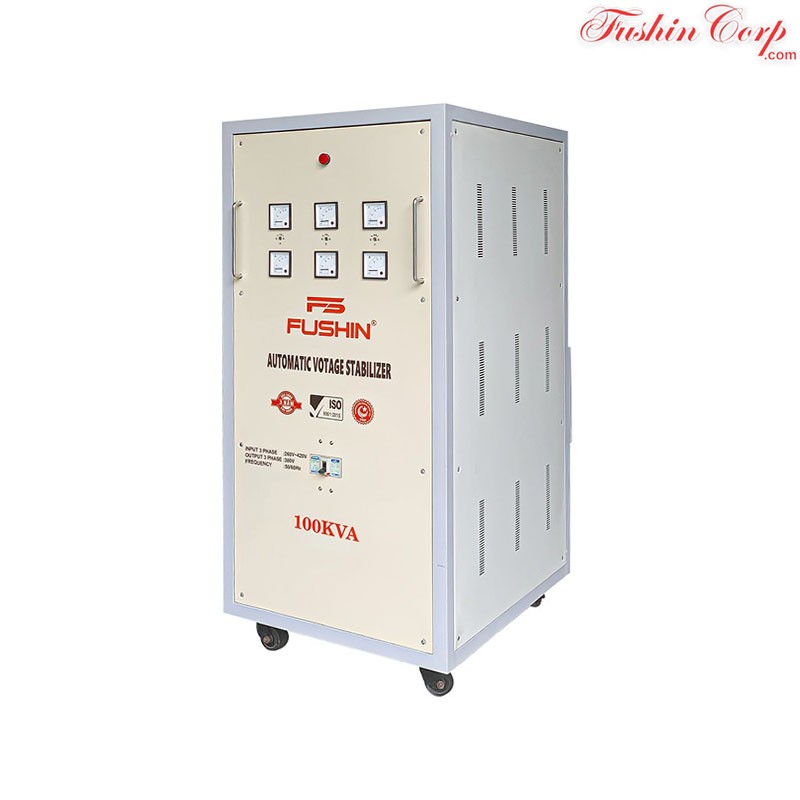 Ổn Áp 3 Pha 100KVA FUSHIN Dải 260V~430V Ra 380V - Hình 2