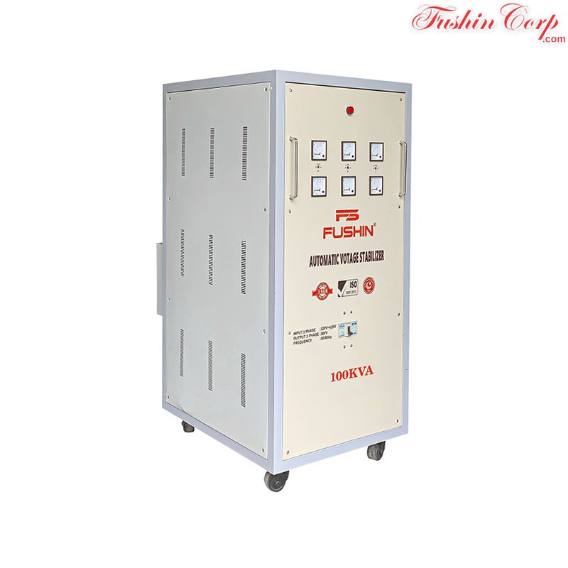 Ổn Áp 3 Pha 100KVA FUSHIN Dải 320V~430V Ra 380V - Hình 3
