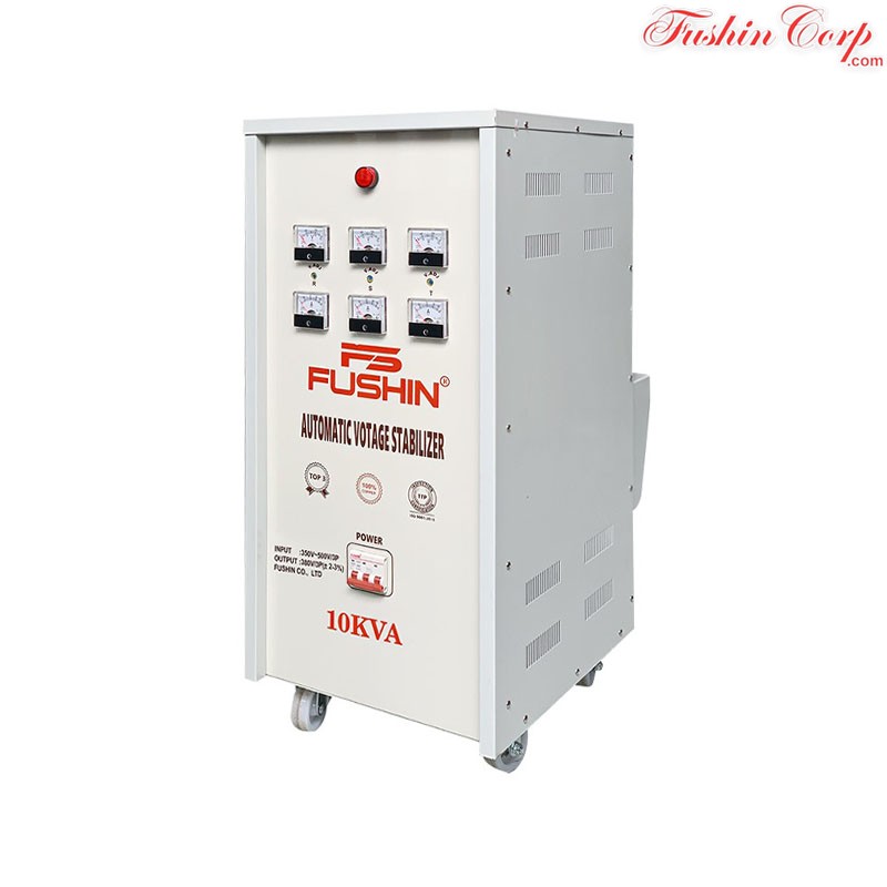 Ổn Áp 3 Pha 10KVA FUSHIN Dải 350V~500V Ra 380V Dành Cho Năng Lượng Mặt Trời - Hình 2