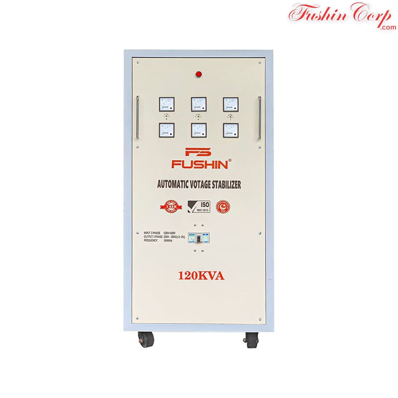 Ổn Áp 3 Pha 120KVA FUSHIN Dải 320V~430V Ra 220V Và 380V - Hình 1