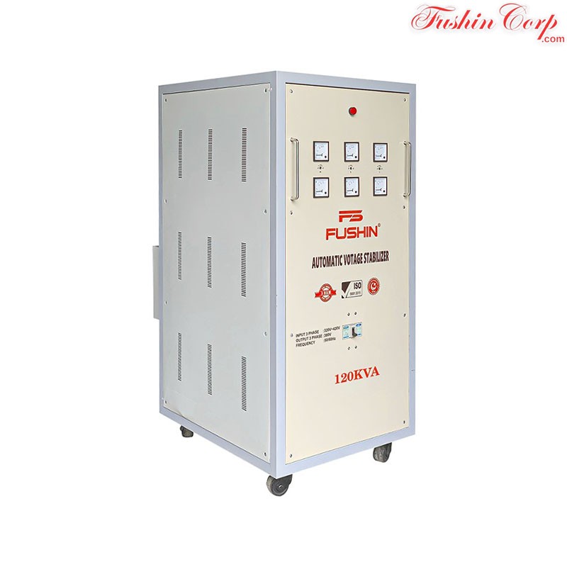 Ổn Áp 3 Pha 120KVA FUSHIN Dải 320V~430V Ra 380V - Hình 2
