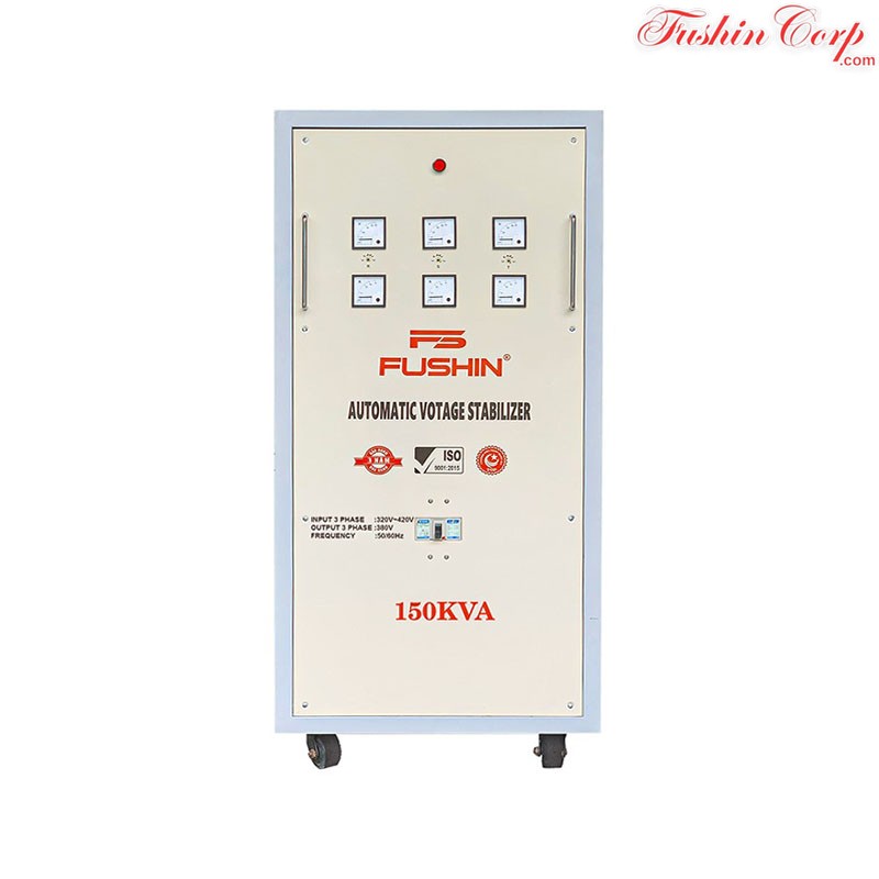 Ổn Áp 3 Pha 150KVA FUSHIN Dải 320V~430V Ra 380V - Hình 1