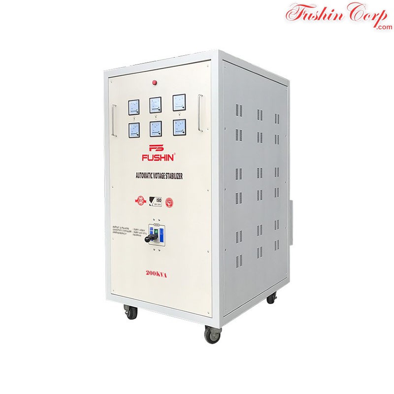Ổn Áp 3 Pha 200KVA FUSHIN Dải 320V~430V Ra 380V - Hình 2